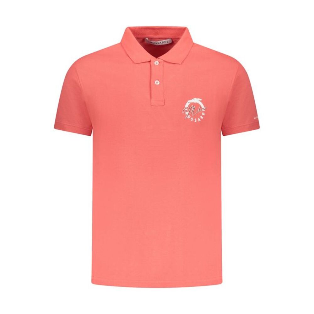 Trussardi Rosa Cotton Men Men's Polo